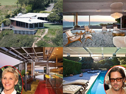 Brad Pitt, Ellen Degeneres Malibu Home Brad Pitt, Ellen Degeneres Malibu Home